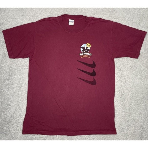 Other - RARE Vintage Ben and Jerrys Nike T-Shirt Adult Large Ice Cream Factory Tour‎